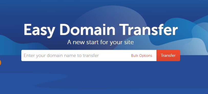 how to transfer a domain name. 