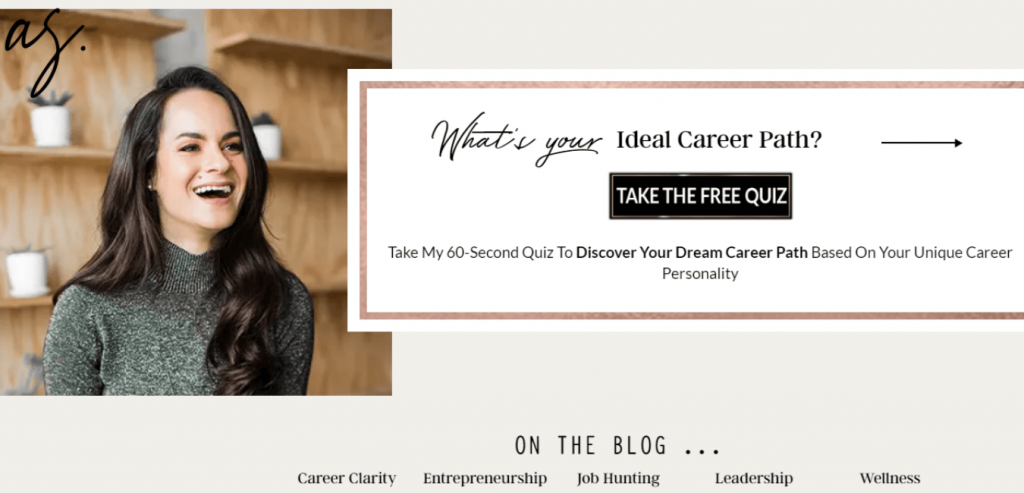 Ashley Stahl-Career coaching website