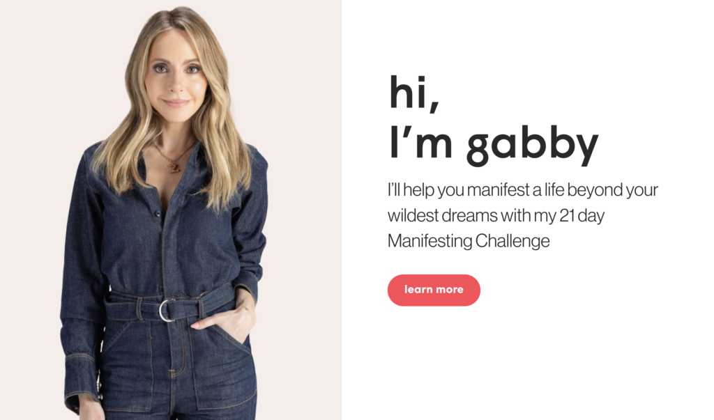 coaching website for gabby that converts.