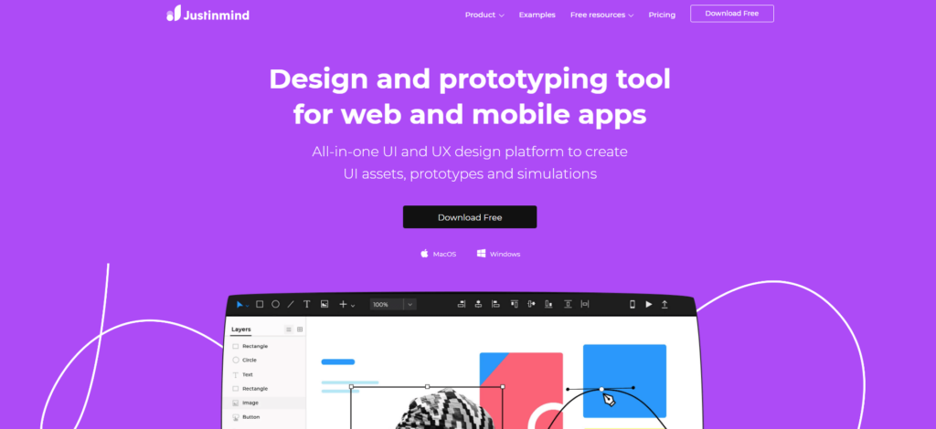 Justinmind-wireframe tool 
