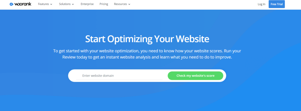 Woorank - SEO tool
