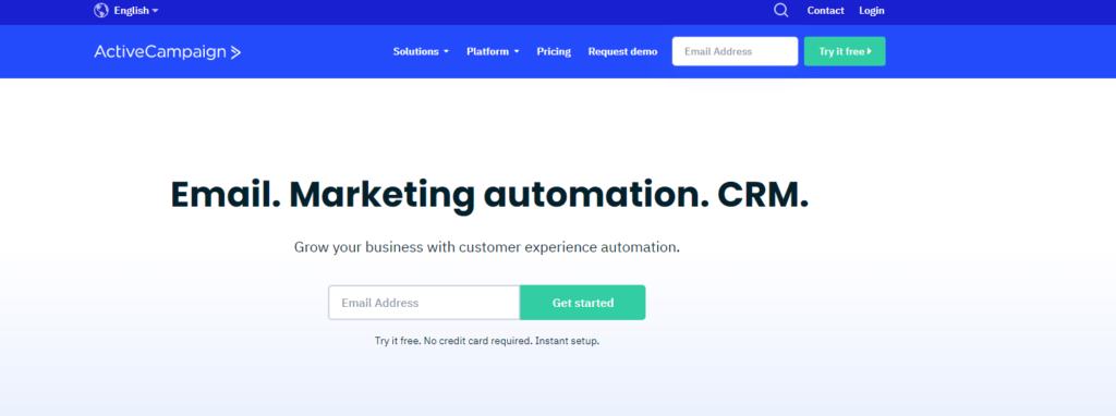 ActiveCampaign - lead generation system