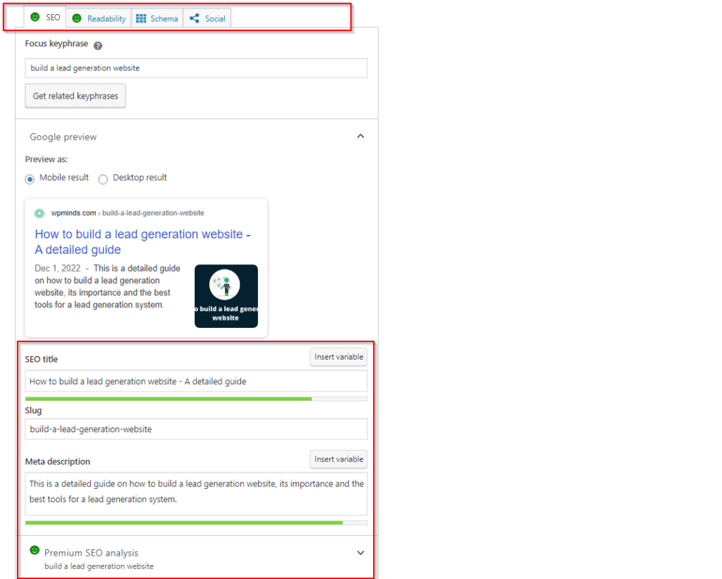 SEO - content creation checklist