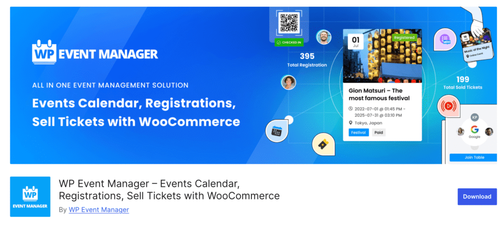 WP Events Manager