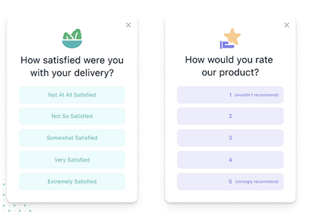 Ask for feedback from mobile users
