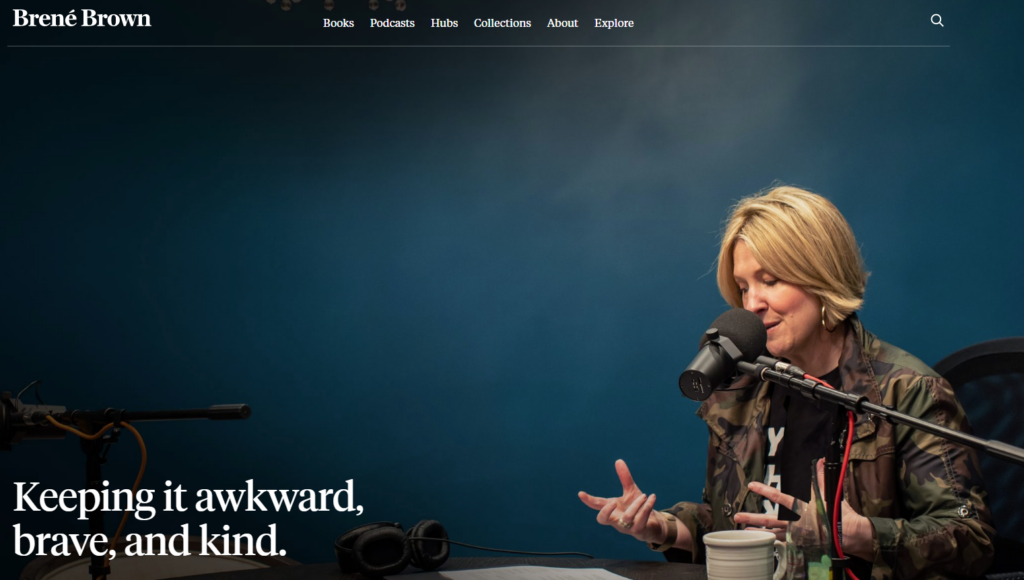 Brené Brown - websites for therapists