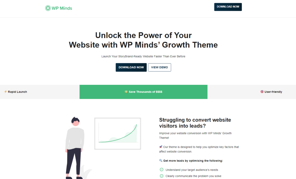 WP Minds Growth Theme