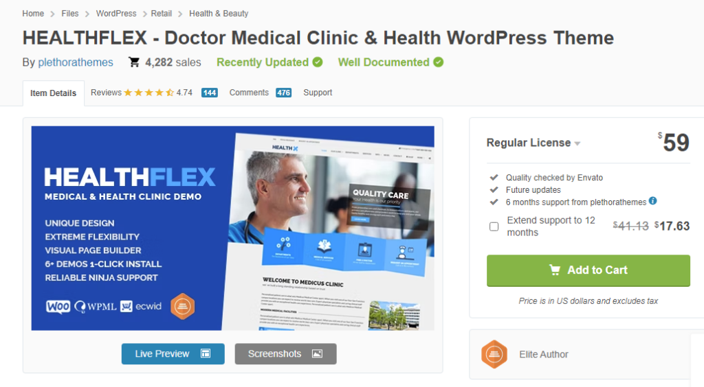Healthflex Coaching website templates