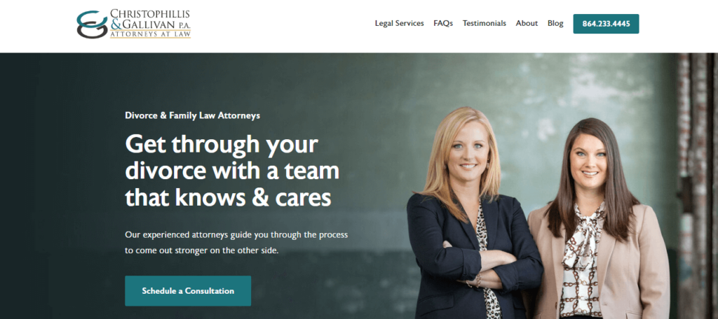 website header example