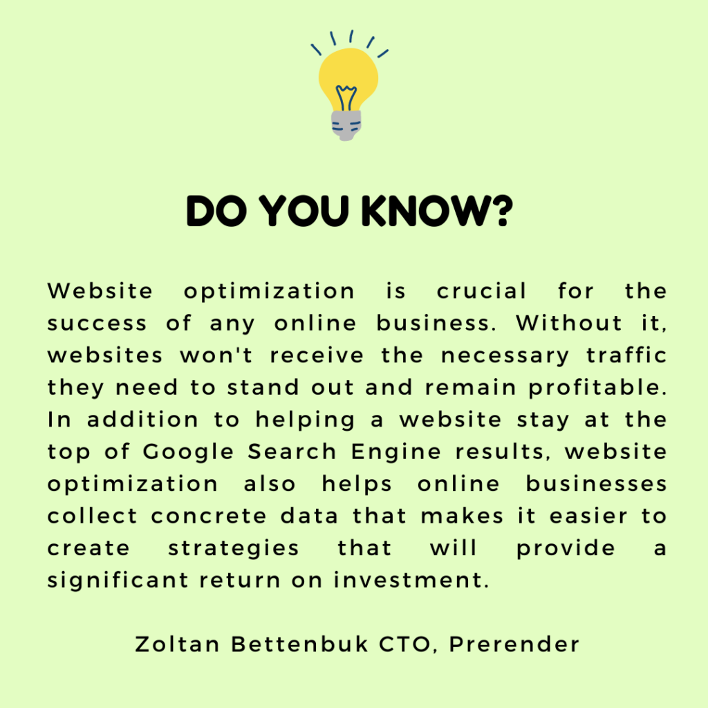 3. Optimize website and blog