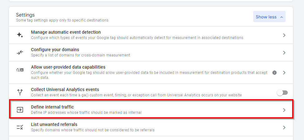How to set up GA4 to exclude your own traffic?