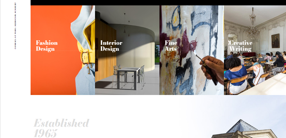 parisamericanacademy - website for schools