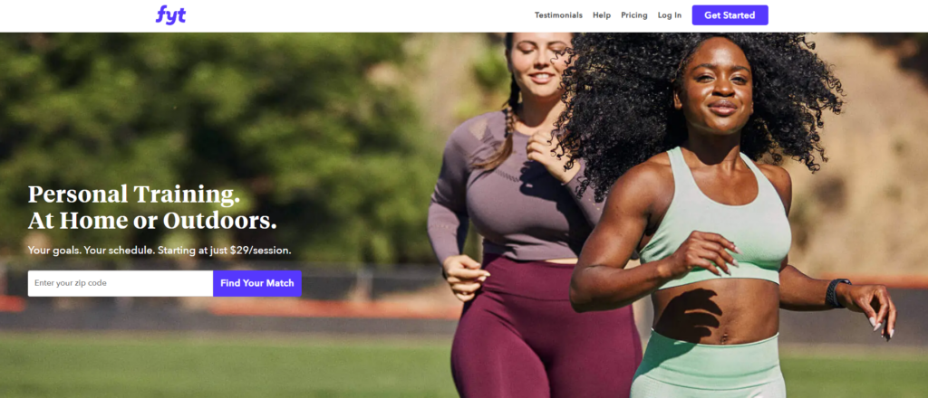 14. Find Your Trainer personal trainer websites