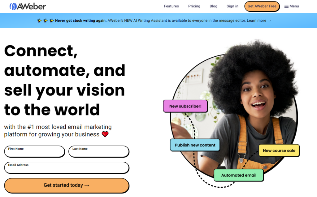aweber - email marketing software