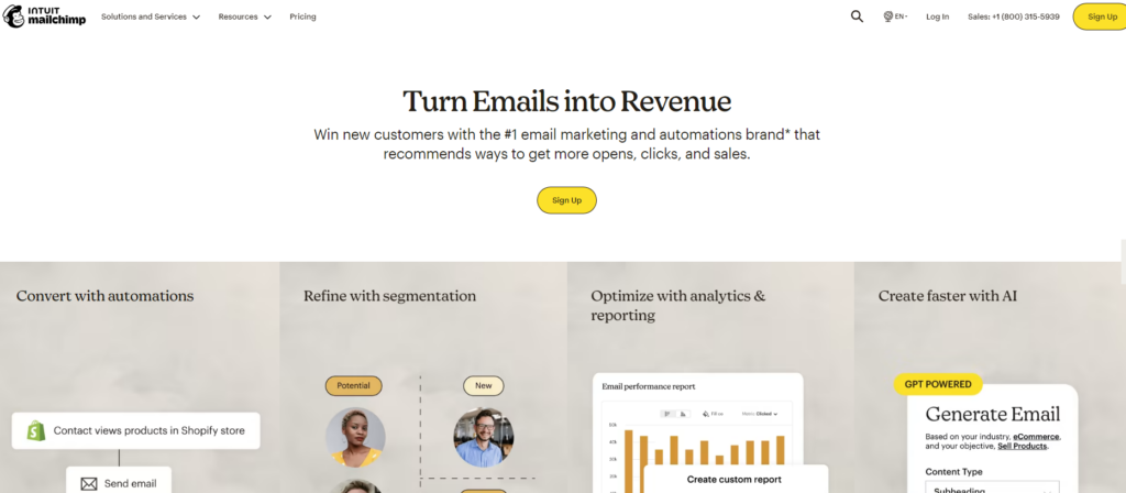 mailchimp - email marketing software