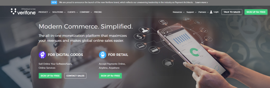 Verifone - payment option