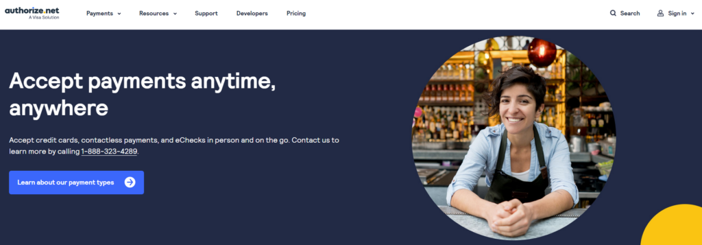 authorize Online Coaching Payment Options