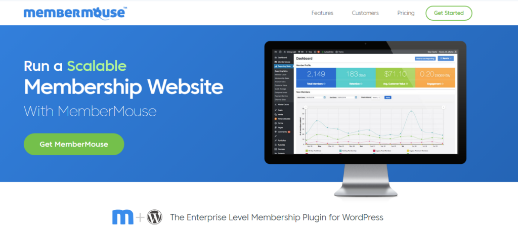5. MemberMouse - WordPress membership plugin