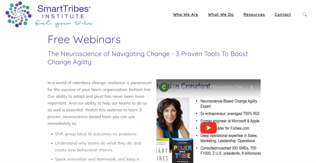 Best practices for webinars and workshops:Â