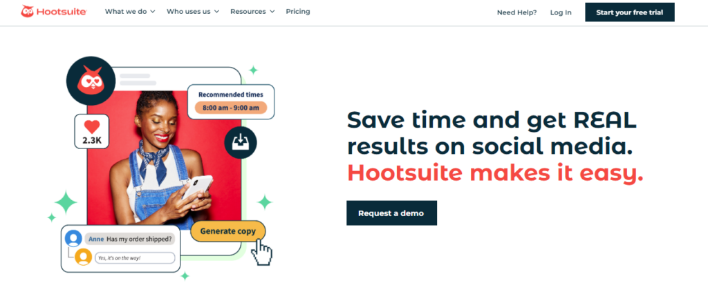 1. Hootsuite: