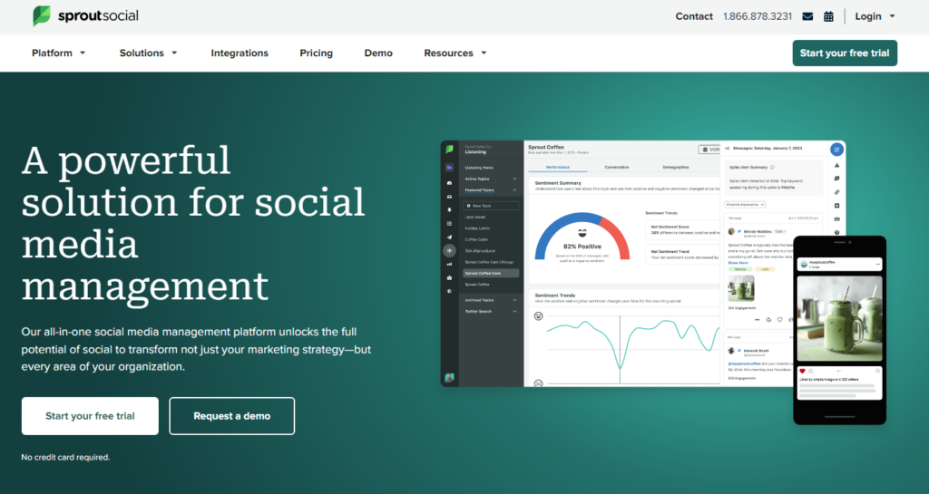 3. Sprout Social: