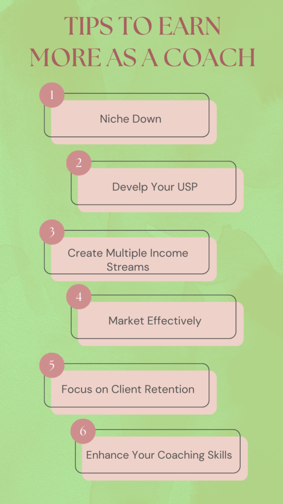 Tips to earn more as a coach