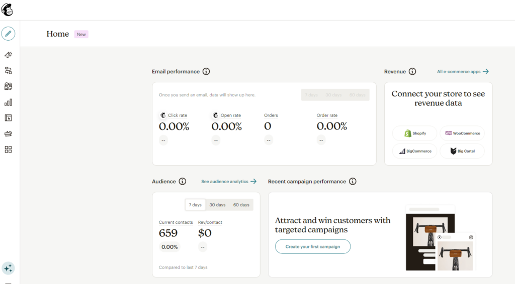 Follow the following steps and set up your Mailchimp account:Â