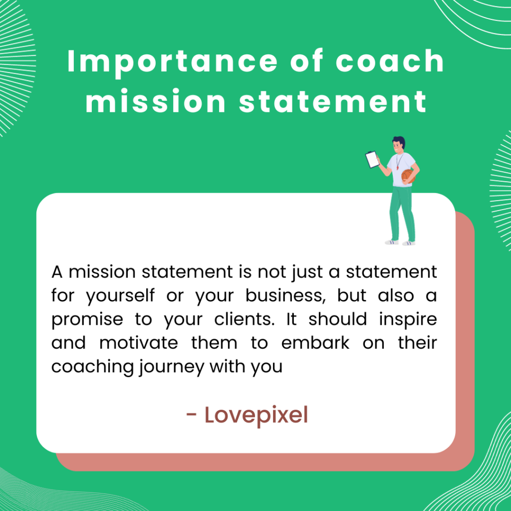 Importance of coach mission statement