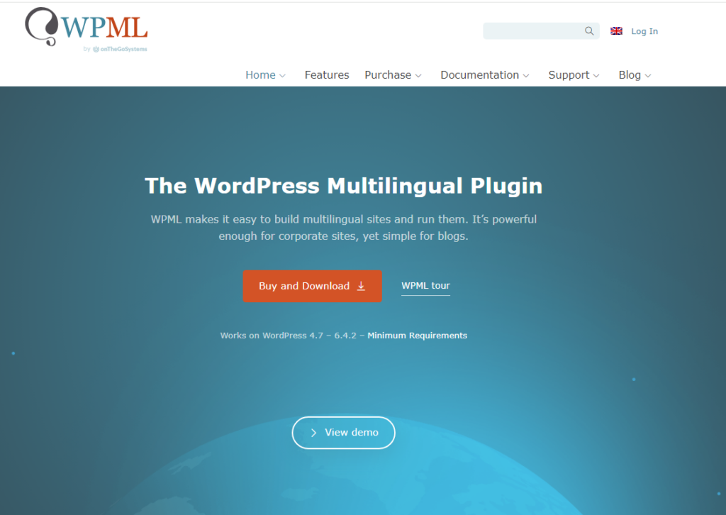 1. WPML (WordPress Multilingual Plugin):Â Multilingual Website