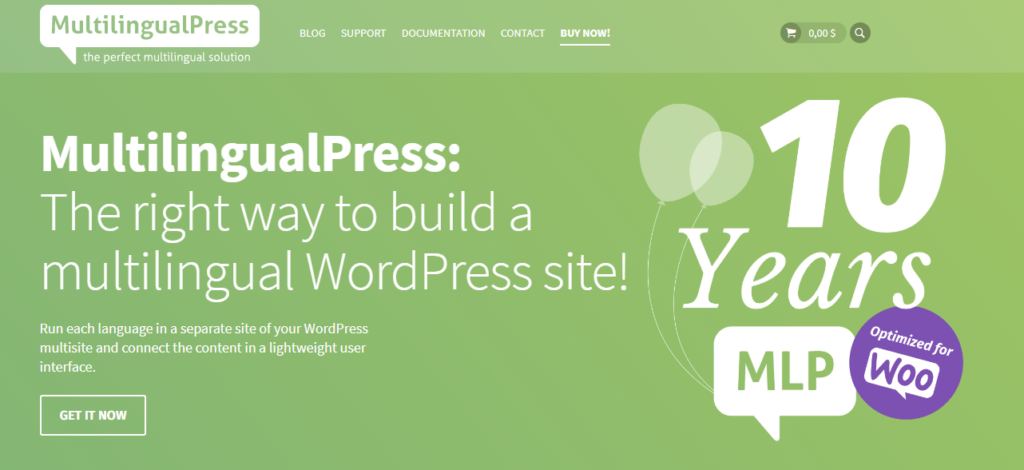 4. MultilingualPress:Â