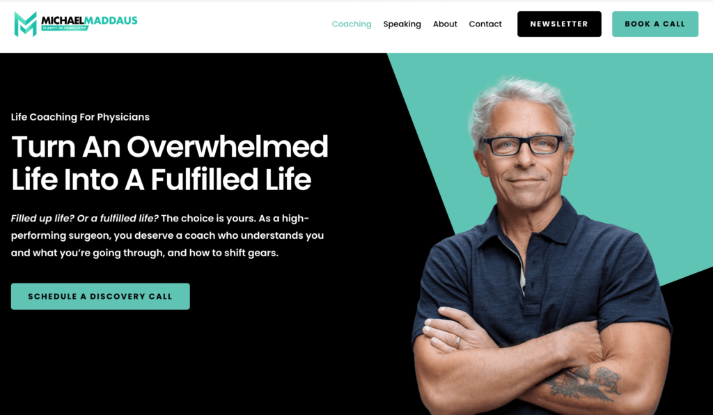 website Header