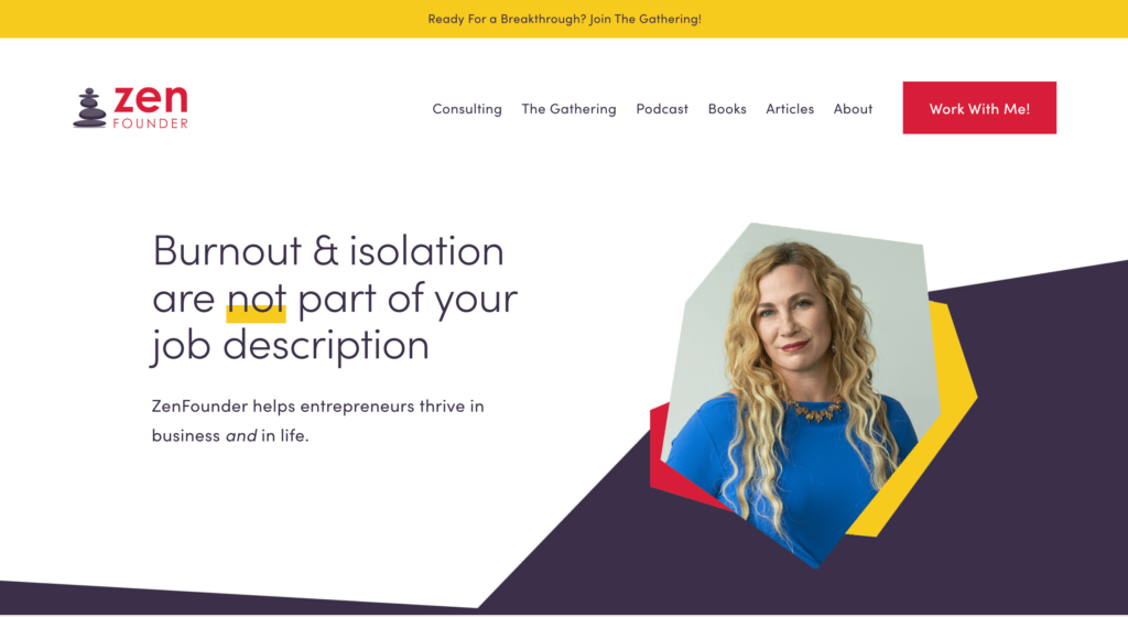 zenfounder - storybrand website