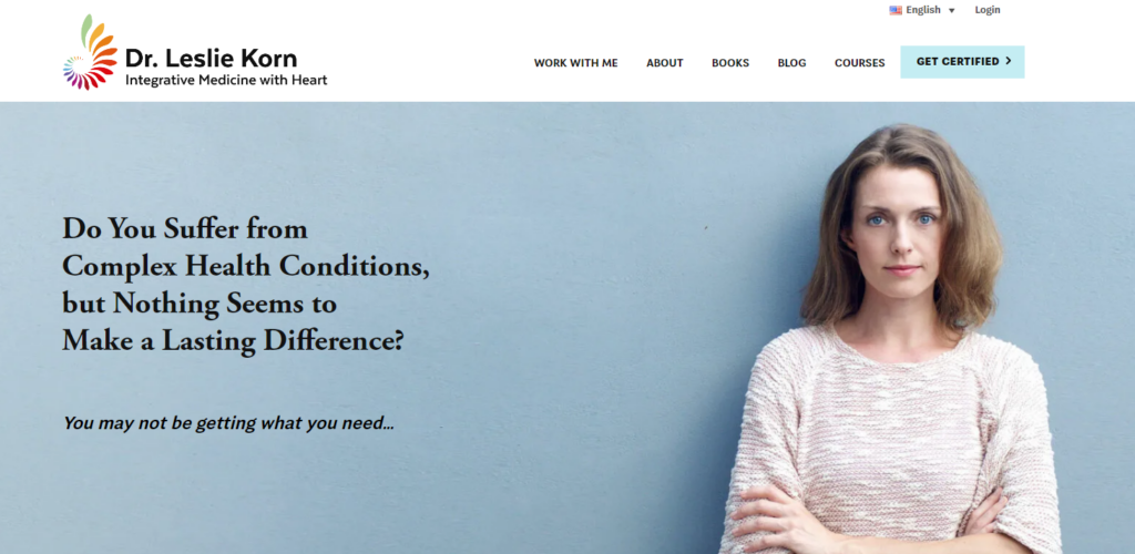 Dr. Leslie Korn - storybrand website