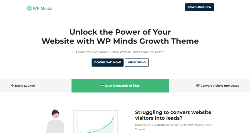 WP Minds Growth Theme