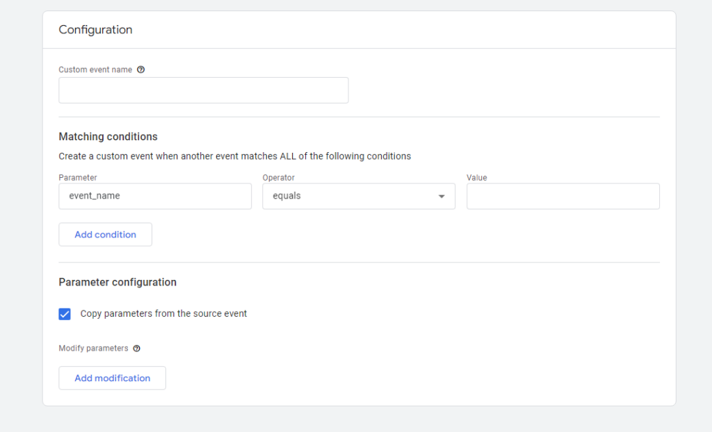 Step 2: Creating a New Event: