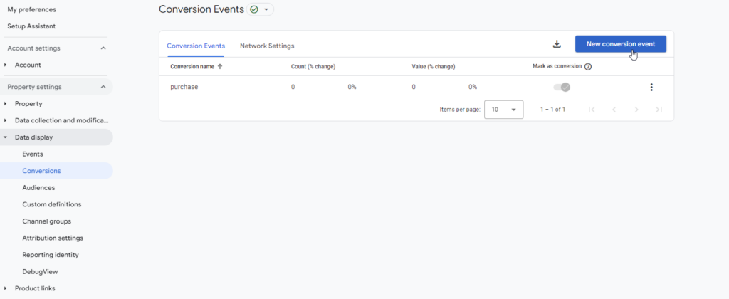 Step 6: Accessing Conversions in Admin: