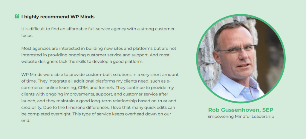 1. Quote testimonials
