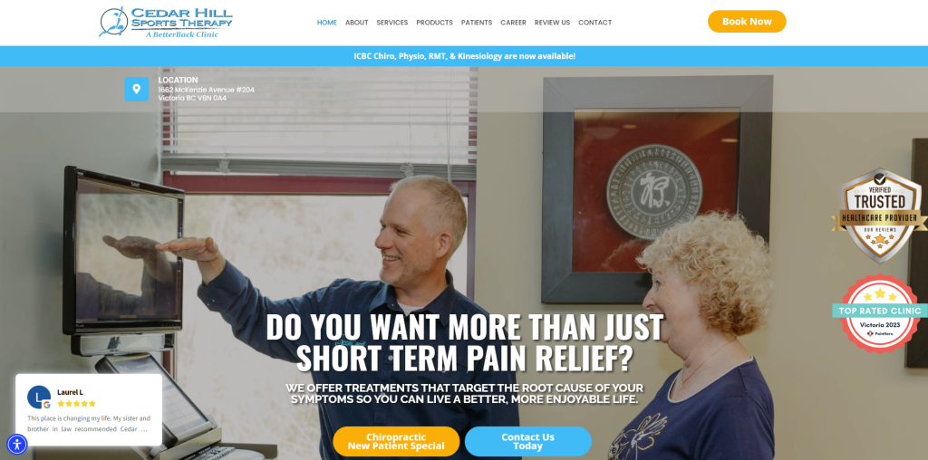 1. Cedar Hill Sports Therapy
