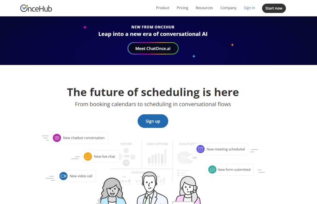 3. ScheduleOnce best scheduling software for small business
