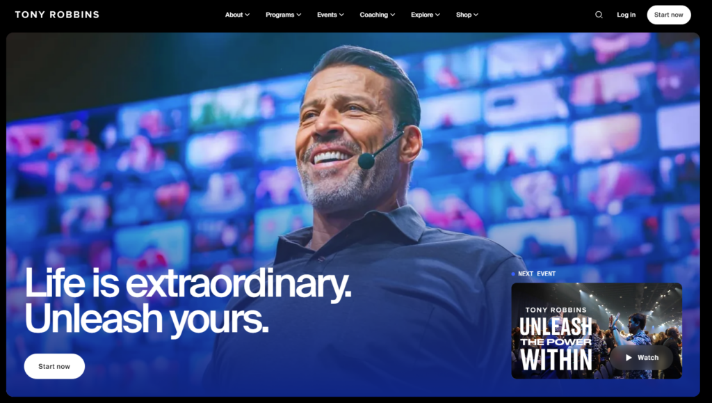 1. Tony Robbins