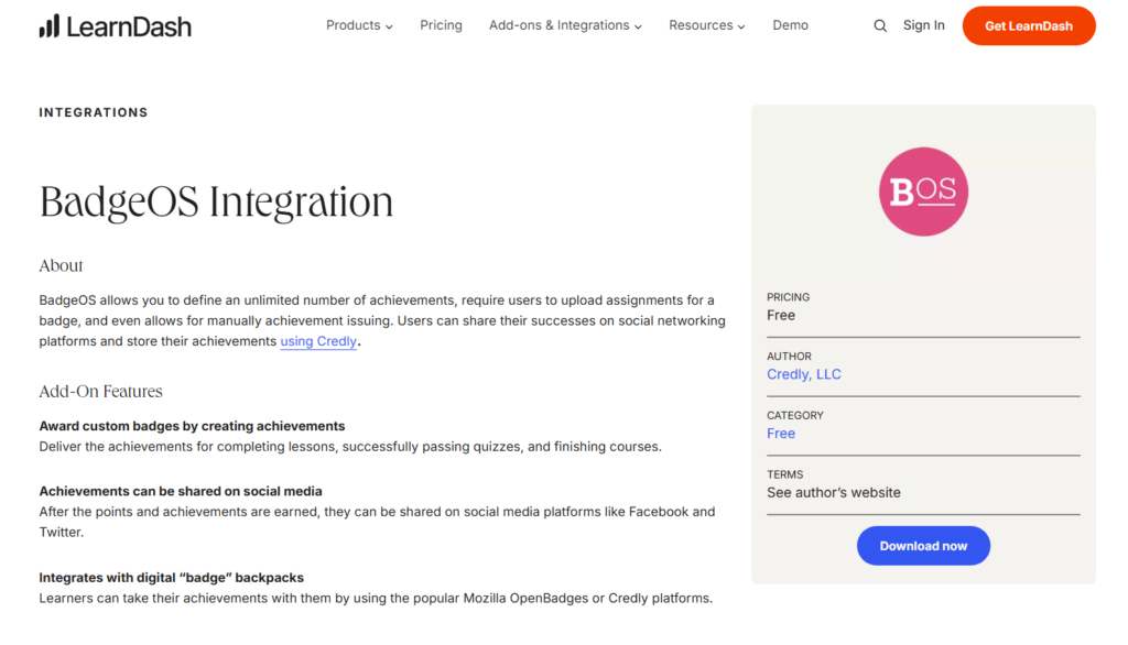 4. BadgeOS LearnDash Integration