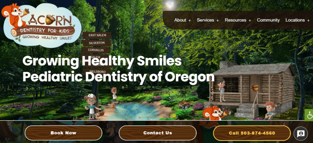 Acorn-dentistry : Website Design for Dentist