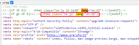 Language code -How To Make A Website ADA Compliant