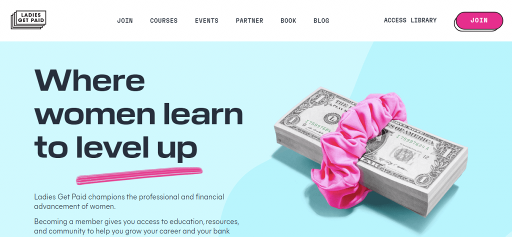 Ladies-get-paid - wesbite