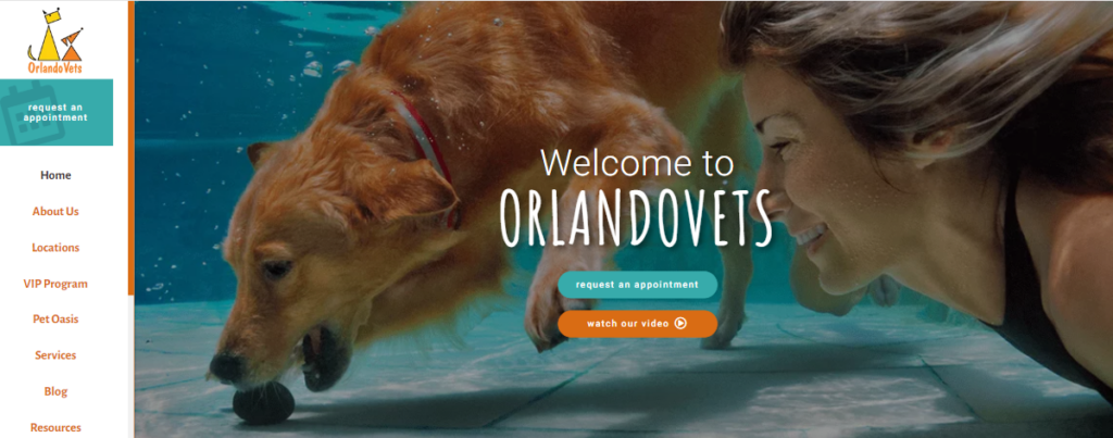 Orlando Vets - Veterinary Website