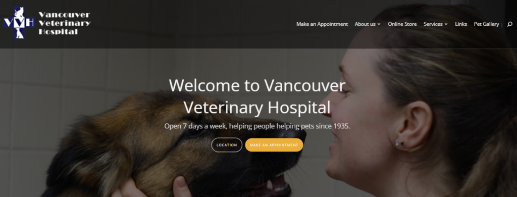 Veterinary Website