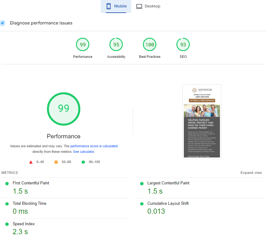 hedkerLawPageSpeed