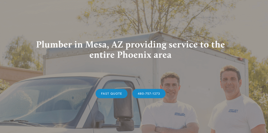 Jimmy Joe’s Plumbing - Best Plumbing Websites in 2026
