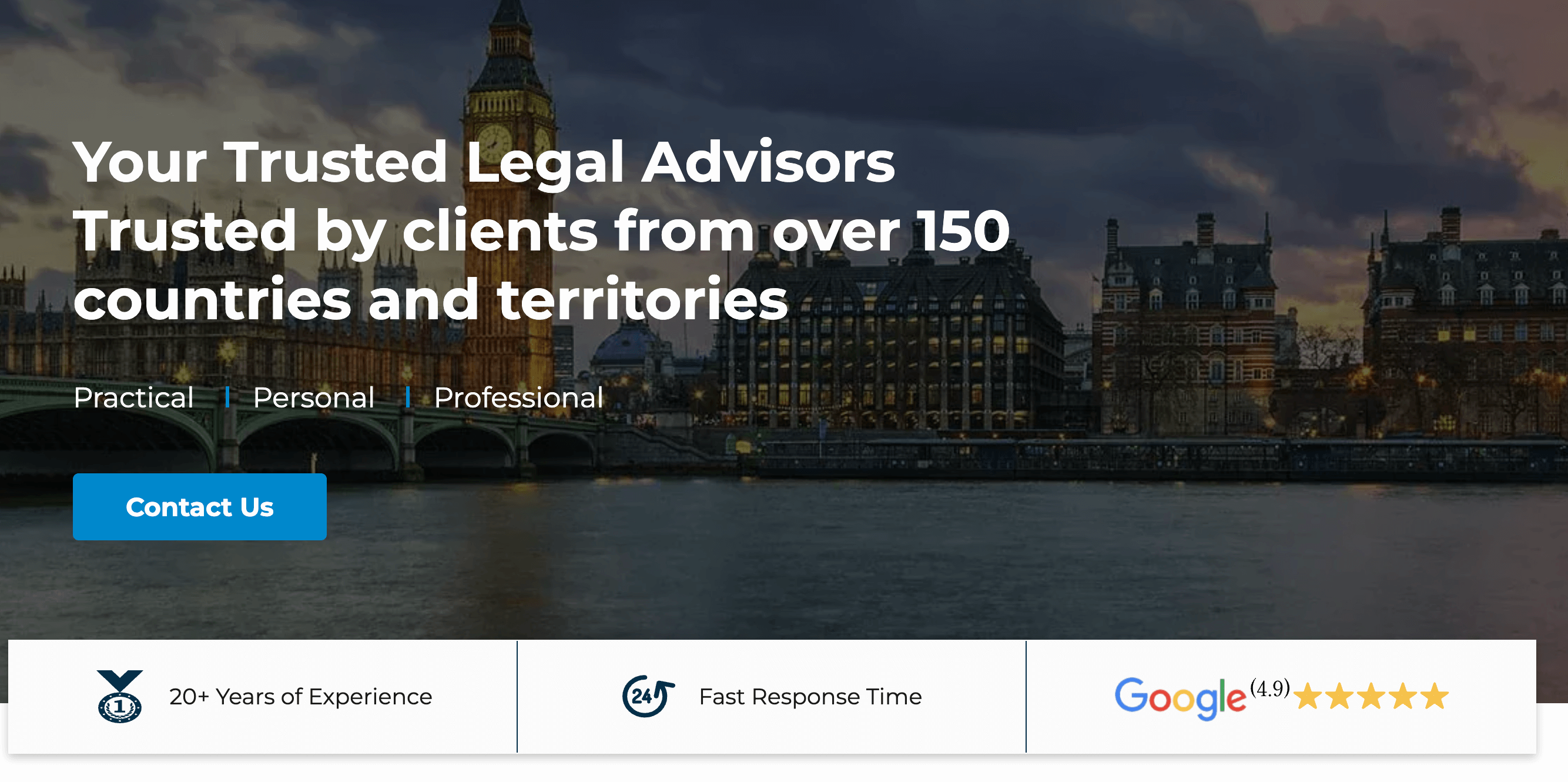 professional website example