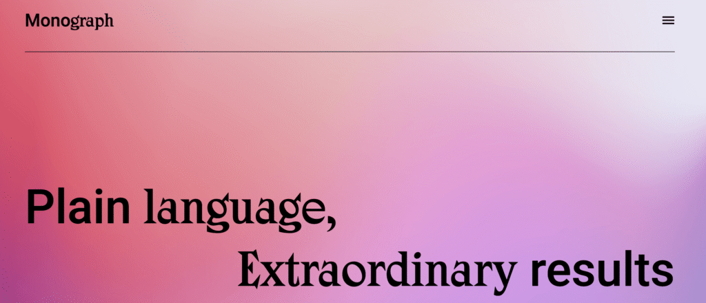 simple website example